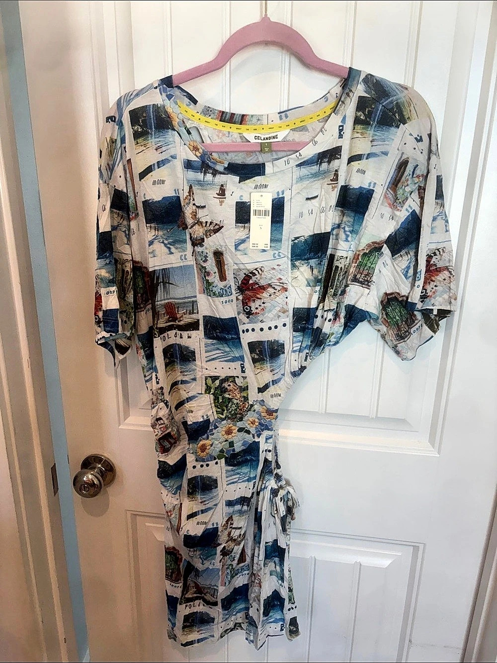 Celandine Abstract Print Mini Dress Size Small NWT